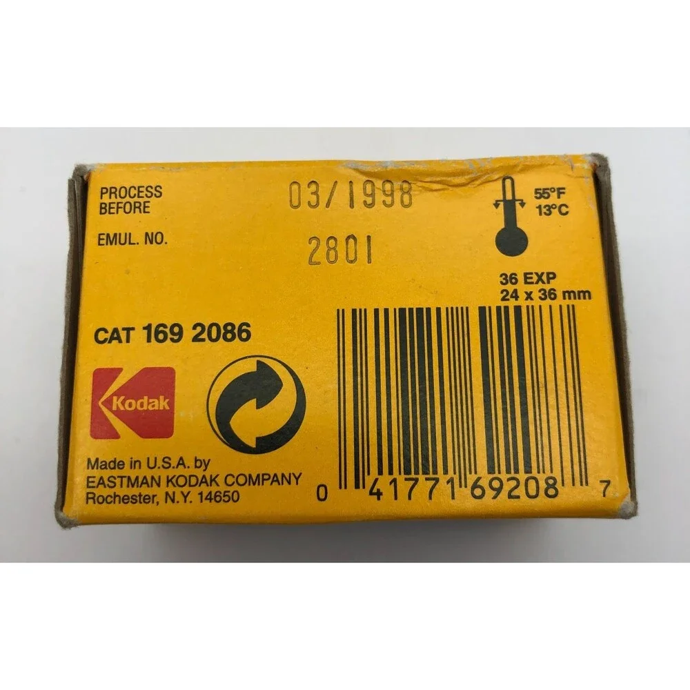 Kodak High Speed Infrared Film HIE 135-36 Exp 1998 36 Exposures 2-Pack NEW
